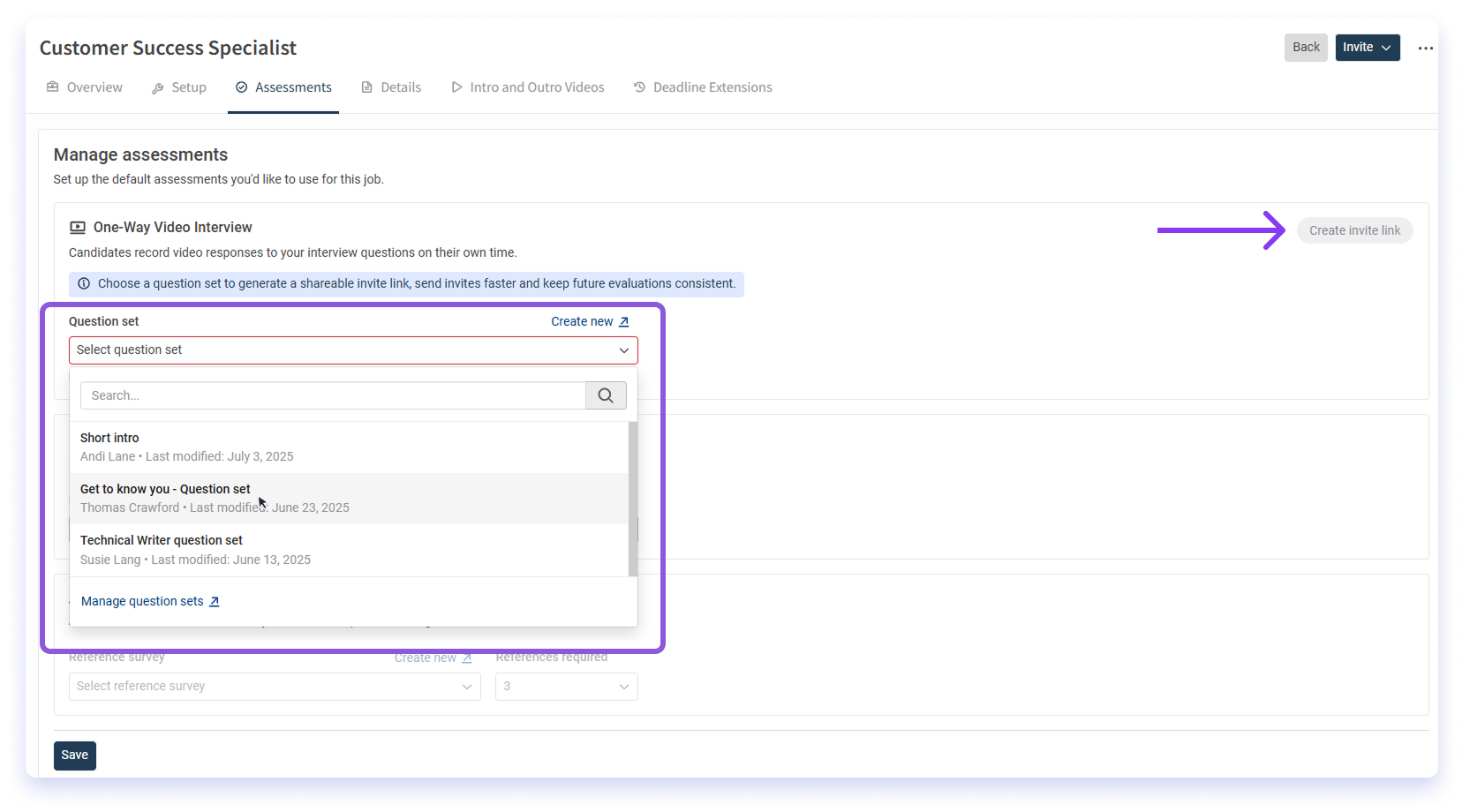 Create a One-Way Interview Invite link 2.png