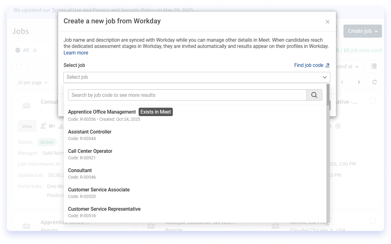 Integration with Workday – Spark Hire